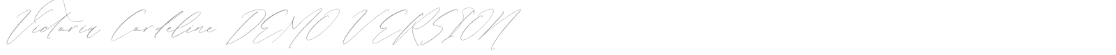 Victoria Cordeline font preview
